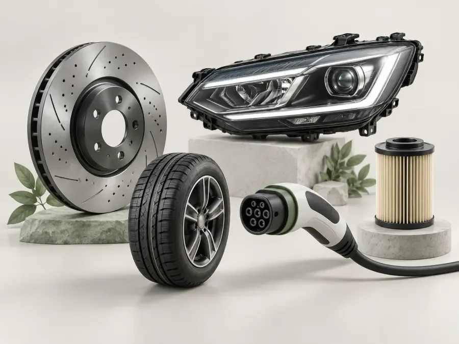Automobil & Mobilität – 3D-Kategorieillustration